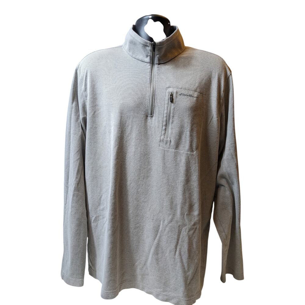 Eddie Bauer Travex Quarter Zip Pullover Mens TXL Tall Light Performance Hiking - Picture 7 of 12